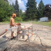 La tronconneuse a bien chauffé !