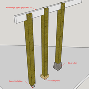 articulations des poteaux