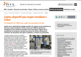 Captou, dispositif de captage des poussières