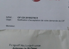 Un courrier, O combien important