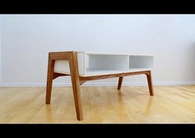 Oak and Plywood Coffee Table par Last Minute Thoughts