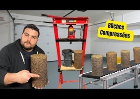 Compresser sa sciure en bûches