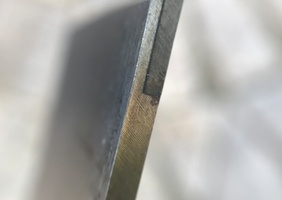 Fer vintage avec plaquette carbure - Pour rabot Stanley 60-1/2