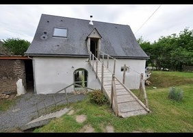 Maison écolo, escalier atypique