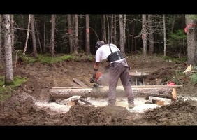 L'gosseux d'bois Ep 247 - Comment je fais mes poutres au chalet
