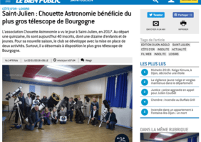 Le gros, je pense que tout le monde se doute d'où il sort...