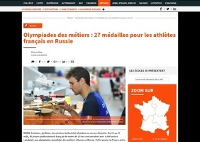 Olympiade des métiers et de l'or pour la France en menuiserie