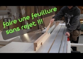 Une video a voir  pour  le principe plus que pour la  feuillure