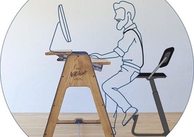 Bureau réglable ou flipboard