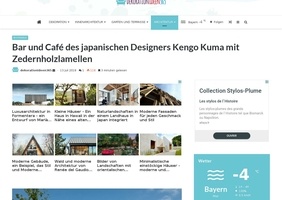 Charpente Japonaise en forme d'arbre par Kengo Kuma