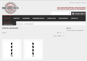 Lame de scie circulaire pour queues d'arondes