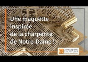 Pour des détails précis de la charpente de notre Dame à l'identique !