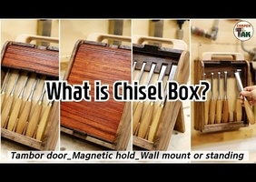 Une belle réalisation pour ranger ses ciseaux à bois