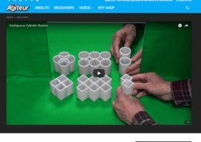Des objets apparemment ronds à reflets carrés et réciproquement