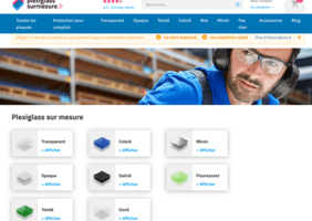Plexiglas sur mesure