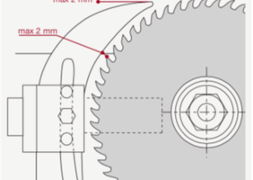 Scie circulaire : règles positionnnement couteau diviseur