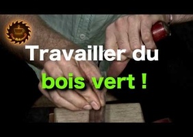 Le travail du bois vert à la plane par Yannick Bos