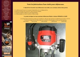 Défonceuse sous table