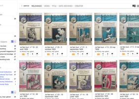 Revues des métiers "Je fais tout" des année 29-30