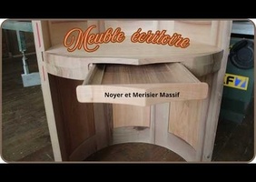 Making ouf : réalisation d'un meuble écritoire cintré.