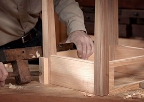 Table d'appoint fait main