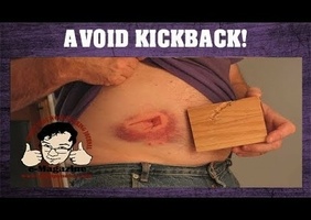 Le retour du kick sur une scie circulaire