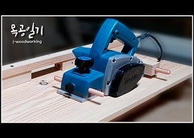 Planing wide boards perfectly with electric hand planer / amazing way of planing [woodworking]