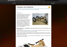 Réalisation du draisienne