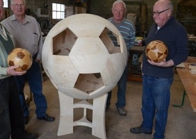 Petit rappel du montage d'usinage d'un ballon en bois