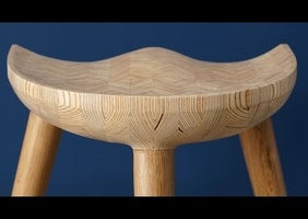 Tabouret en scuplture de CP