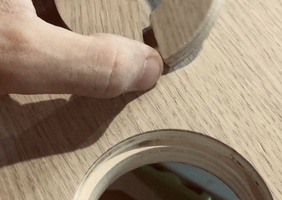Amélioration du passe câbles en bois