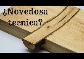 Incrustation de bois naturel