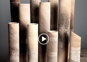 Timelapse poétique des déformations du bois