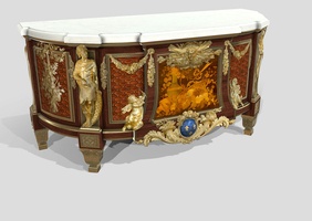 Modélisation 3D de commodes de Jean-Henri Riesener