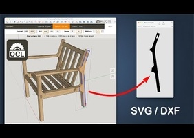 Idées OpenCutList 6.0 : Export des pièces en DXF, SVG, STL, OBJ