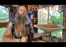 Sculpter un grand saladier à la main