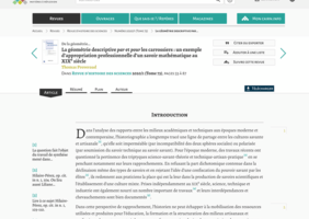 Histoire de la géométrie descriptive chez les carrossiers entre le 17 et 19eme.