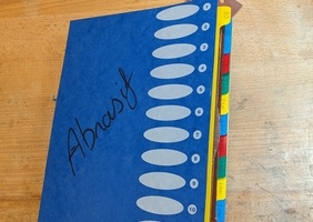 Rangement des feuilles d'abrasifs