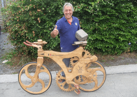Un vélo 100% bois