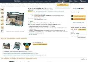 Kit assemblage cheville à bois Wolfcraft