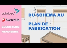 Ça vous dit une PETITE formation Sketchup pour menuisiers ?