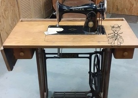 Singer : la machine à ... marqueterie !!!