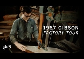 Recently Discovered 1967 Gibson Guitars Factory Tour Documentary