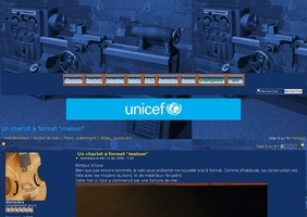 Quand le boiseux est aussi métaleux et astucieux! Chariot à format maison