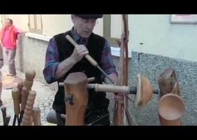 Tour à bois à pédale - Argenterie des Bauges / Jean-Paul Rossi