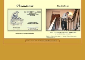 Etienne Desthuilliers, Maître Menuisier