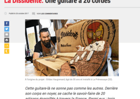 Plusieurs luthiers, une seule guitare