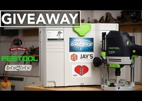 Bits and Bits and I want to GIVEAWAY a FESTOOL OF-1400 EQ Plus Router (open worldwide)