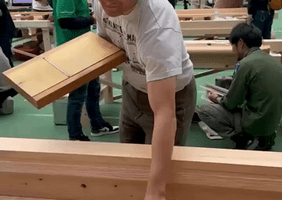 Kezuroukai, compétition japonaise du copeau le plus fin