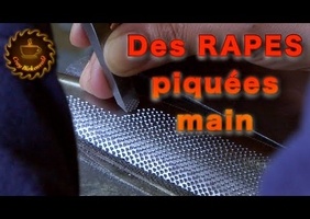 La fabrication des râpes piquées main (Les râpes Auriou)